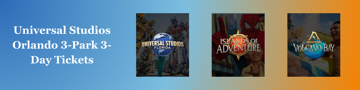 3 Day 3 Park Ticket to Universal Studios Orlando