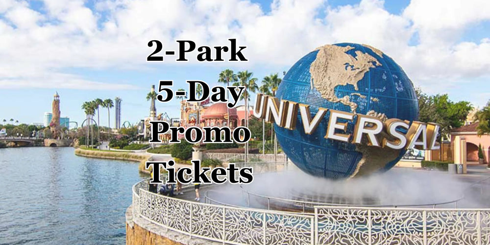 2 Park 5 Day Promo Ticket to Universal Studios Orlando