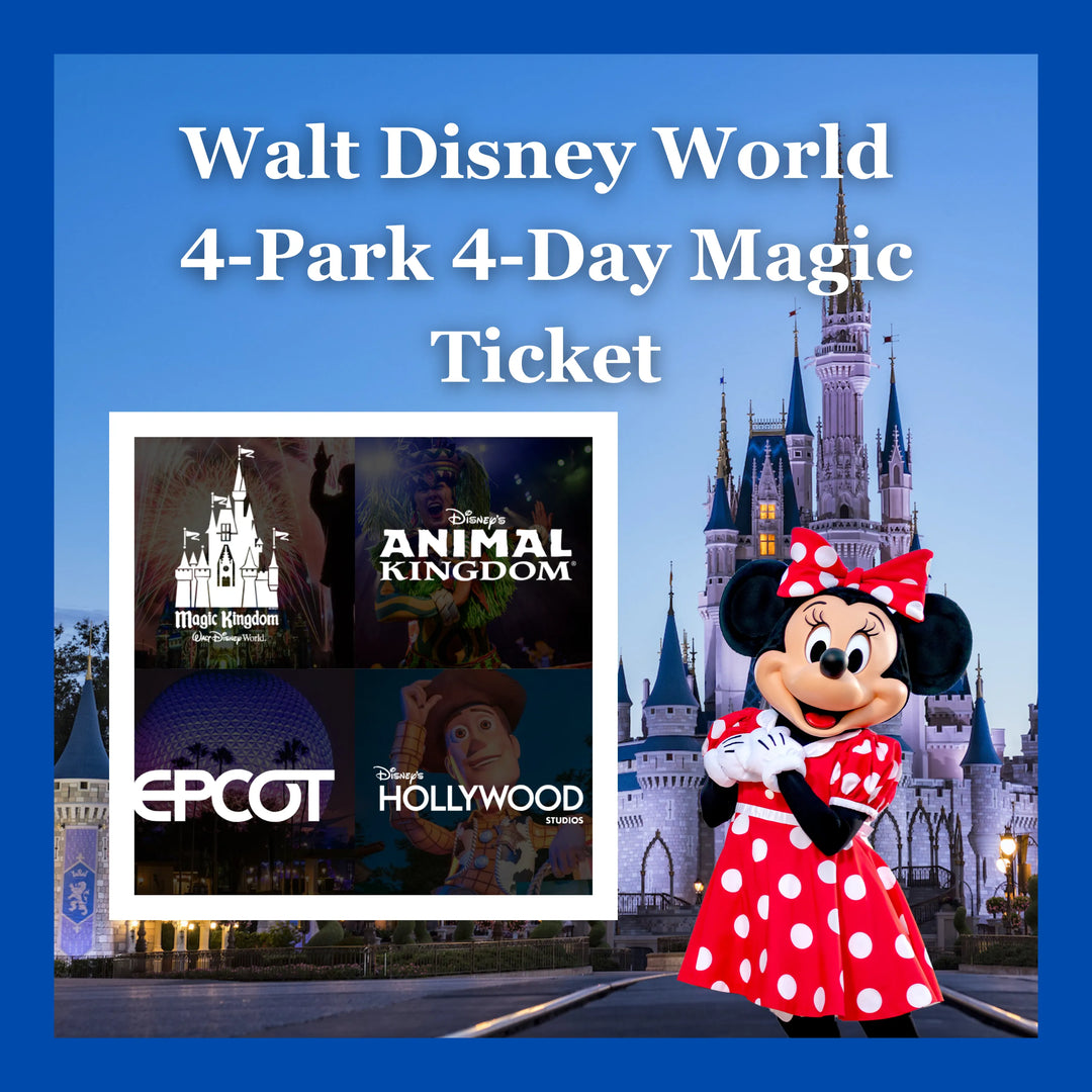 Walt Disney World Ticket Promo- 4 day 4 park special